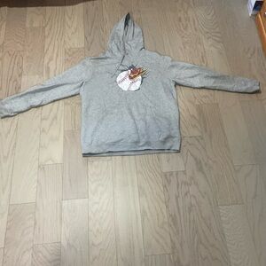 Nike Baseball Crack Grey Sweater Size Large